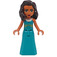 LEGO Amelia with Turquoise Dress Minifigure