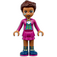 LEGO Andrea with Blue Heart on Cheek Minifigure