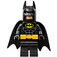 LEGO Batman with Black Suit and Yellow Utility Belt with Stern / Open Mouth Minifigure