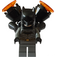 LEGO Batman with Dark Stone Gray Suit and Gold Outline Belt with Rocket Pack Minifigure