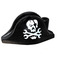 LEGO Bicorne Pirate Hat with Skull and Eyepatch (2528)