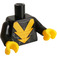 LEGO Black Black Vulcan Minifig Torso (973 / 88585)