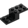 LEGO Black Bracket 2 x 5 x 1.3 with Holes (11215 / 79180)