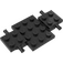 LEGO Black Car Base 7 x 4 x 0.7 (2441 / 68556)