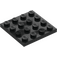 LEGO Black Plate 4 x 4 (3031)