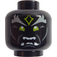 LEGO Black Skull Sorcerer Head (Recessed Solid Stud) (3626)