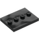 LEGO Black Tile 3 x 4 with Four Studs (17836 / 88646)