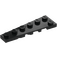 LEGO Black Wedge Plate 2 x 6 Left (78443)