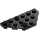 LEGO Black Wedge Plate 3 x 6 with 45º Corners (2419 / 43127)