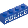 LEGO Brick 1 x 4 with Slanted 'POLICE' Logo (1414 / 3010)