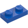 LEGO Blue Plate 1 x 2 (3023 / 28653)