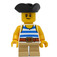 LEGO Boy Pirate with Tricorn Hat Minifigure