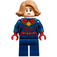 LEGO Captain Marvel with Medium Dark Flesh Hair Minifigure