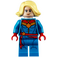 LEGO Captain Marvel with Yellow Mid-Length Hair  Minifigure