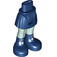 LEGO Hip with Basic Curved Skirt with Sand Green Legs and Dark Blue Boots with Thick Hinge (35634 / 92820)