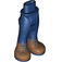 LEGO Dark Blue Hip with Pants with Medium Flesh Boots and Dark Blue Laces (35642)