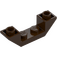 LEGO Dark Brown Slope 1 x 4 (45°) Double Inverted with Open Center (32802)