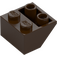 LEGO Dark Brown Slope 2 x 2 (45°) Inverted with Flat Spacer Underneath (3660)