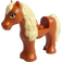 LEGO Horse with Tan Hair and Brown Eyes (77477)