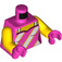 LEGO Dark Pink Candy Rapper Minifig Torso (973 / 76382)