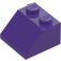 LEGO Dark Purple Slope 2 x 2 (45°) (3039 / 6227)