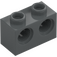 LEGO Dark Stone Gray Brick 1 x 2 with 2 Holes (32000)