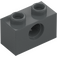 LEGO Dark Stone Gray Brick 1 x 2 with Hole (3700)