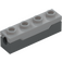 LEGO Dark Stone Gray Brick 1 x 4 with Spring Shooting Mechanism (15400 / 72387)