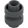 LEGO Dark Stone Gray Gear Shifter Ring with Axle Holes (18947)