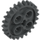 LEGO Dark Stone Gray Gear with 24 Teeth (3648 / 24505)