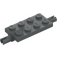 LEGO Dark Stone Gray Plate 2 x 4 with Pins (30157 / 40687)