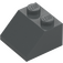 LEGO Dark Stone Gray Slope 2 x 2 (45°) (3039 / 6227)