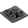 LEGO Dark Stone Gray Slope 2 x 2 (45°) Inverted (3676)