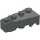 LEGO Dark Stone Gray Wedge Brick 2 x 4 Left (41768)