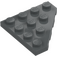 LEGO Dark Stone Gray Wedge Plate 4 x 4 Corner (30503)