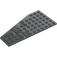 LEGO Dark Stone Gray Wedge Plate 6 x 12 Wing Right (30356)