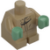 LEGO Dark Tan Baby Body with Sand Green Hands with Fur Collar (74642)