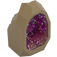 LEGO Rock with Transparent Dark Pink Crystal (49656)