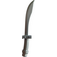 LEGO Flat Silver Curved Sword with Ridged Handle (25111)