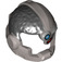 LEGO Cyborg Helmet with Black Hair and Azure Dot (34971 / 43863)