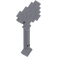 LEGO Flat Silver Minecraft Axe (18788)