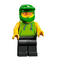 LEGO Food Delivery Cyclist Minifigure