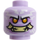 LEGO Lavender Head with White Tattoos and Smile with Tusks (Recessed Solid Stud) (3626 / 71226)