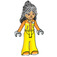 LEGO Liann with Orange and Yellow Flare Jumpsuit Minifigure