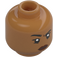 LEGO Medium Dark Flesh MJ Minifigure Head (Recessed Solid Stud) (3626 / 55058)