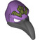 LEGO Medium Lavender Vulture Mask with Gray Beak and Sand Green Headpiece (17415)