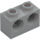 LEGO Medium Stone Gray Brick 1 x 2 with 2 Holes (32000)