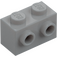 LEGO Medium Stone Gray Brick 1 x 2 with Studs on One Side (11211)