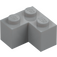 LEGO Medium Stone Gray Brick 2 x 2 Corner (2357)