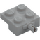 LEGO Medium Stone Gray Plate 2 x 2 with Wheel Holder (4488 / 10313)